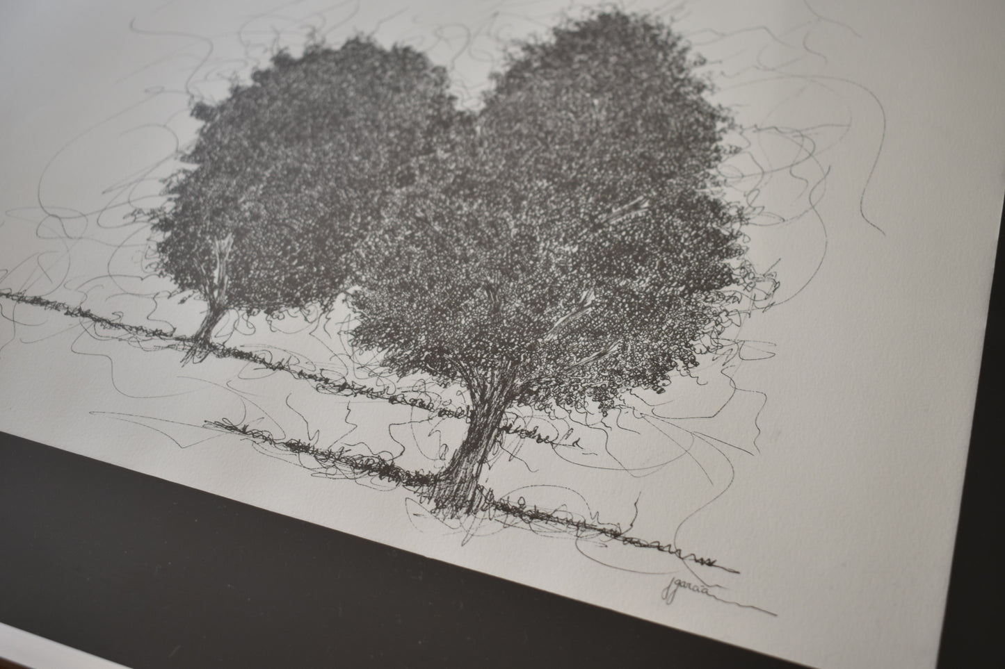 Arboles en tinta