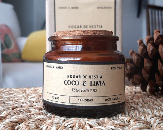 Vela de Soya Coco & Lima